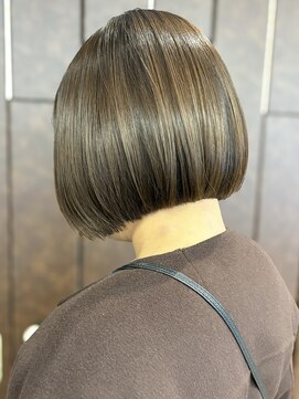 マッシュ チャヤマチ(MASHU chayamachi) 柔らか透明感カラー/ブリーチなし/オリーブブラウン/大阪梅田