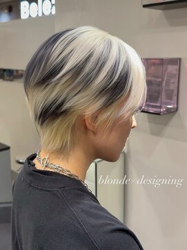 ベレーザ 渋谷(BELEZA) 17633ルーズショートハイライトアッシュアクティブショート