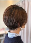ひし形ショート/絶壁解消/ショートボブ