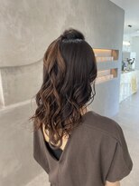 ライド ヘアー(RIDE HAIR) ハーフアップアレンジ