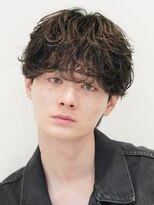 フィフス 大分(fifth)&nbsp;大分シャドウパーマメンズカットラウンドマッシュツーブロック