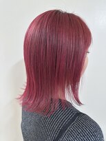 アナザヘアー なんば 高島屋前店(ANAZA hair)&nbsp;ボルドーピンク外ハネ♪大人可愛い20代30代40代