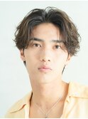 銀座シャドウパーマニュアンスパーマツーブロックメンズパーマ
