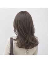 アンリエラ(Unliera)&nbsp;ブリーチ無しダブルカラー/くすみベージュ/松山美容室