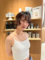 ワン 町田(ONE)&nbsp;ミントカラー/ハッシュカット/カーリーヘア　　町田