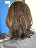 白髪ぼかしハイライト