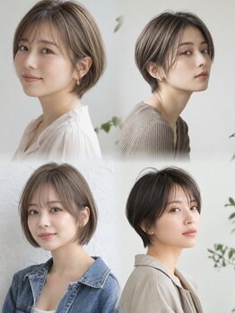ライフイズ プレジャー 磐田中泉店(Life is… PLEASURE)の写真/ボブスタイルからベリーショートまで顔周りのデザインを1人1人の骨格や顔立ちに合わせて造り上げます*