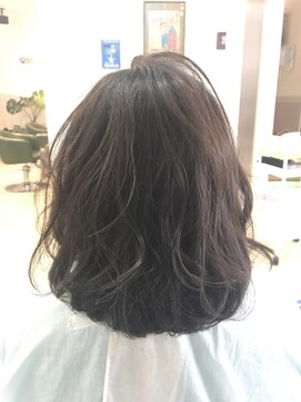 ケーズヘアー 津田沼ショア店(K's Hair) 【SAKI】ふんわりラフロブ/大人ボブミディアムレイヤー/30代40代