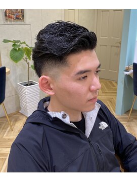 ロンドプランタン 恵比寿(Lond Printemps) 【Lond printemps】男気あげるフェードスタイル　外国人風