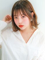 ネイヴィル オモテサンドウ(navile omotesando)&nbsp;☆アッシュブラウン外ハネボブ☆navile表参道