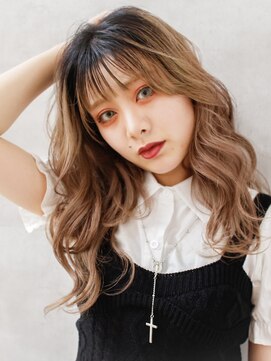 ラックスビー スカイ 大阪梅田店(LUXBE SKY) ウェーブグラデーションカラー【LUXBE 大阪梅田店】