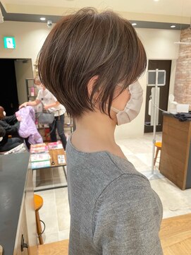 バンプ ギンザ(BUMP GINZA) 《30代40代》白髪ぼかしハイライト×前下がりボブ【イケダ】