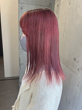 ラニヘアサロン(lani hair salon) ミディアムレッドカラー