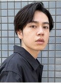 メンズ/アップバング/ツーブロックマッシュ/束感ショート/波巻き