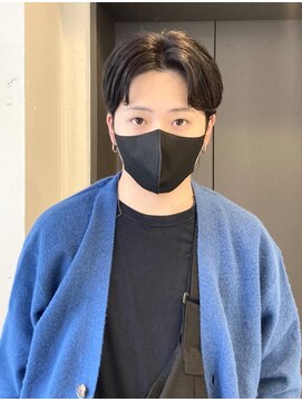 ペイジバイネオリーブ 吉祥寺店(Paige by Neolive) メンズキレイめヘア　センターパート　カルマヘア