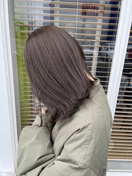 グランツ ヘアーデザイン(GLANZ HAIR DESIGN) 透明感カラー( カーキベージュ )