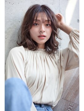 アディクト 東陽町西口(addict) 大人かわいいうすめバングふんわりカールブリーチ無し［東陽町］