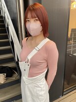 シオ ヘアー デザイン(Sio. hair design)&nbsp;家でも簡単アレンジ！切りっぱなしボブ×外ハネ　【10代、20代】