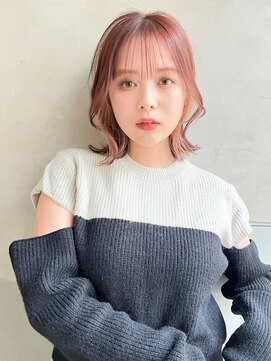 エイミー(Aimee) Aimee町田　簡単ヘアスタイル×さくらピンク