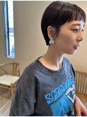 ショートバング◎マニッシュ＆ナチュラルすっきり耳掛けヘア