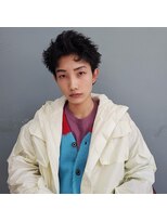 刈り上げショート×ツイストピンパーマ