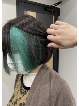 ユウル 横浜(juhl.) インナーカラー/イヤリングカラー/ケアブリーチ/ツートンカラー