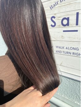 ヘアードレッシングショップ サロ(Hair Dressing Shop Salo)の写真/本物志向を求める大人女性におすすめ◎髪質改善トリートメントに超音波アイロンを通して芯まで潤う艶髪に♪