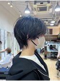 ニュアンスパーマ×ショートヘア