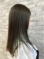 ヘアダイニング ボア(hair dining BoA's) インナーオリーブ系カラー
