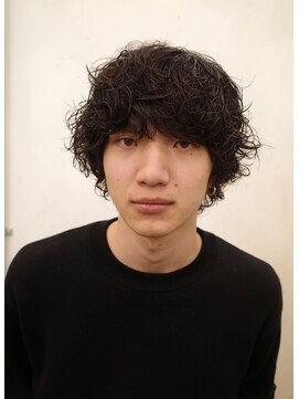 ブルートマト(BLUE TOMATO) マッシュウルフスパイキーショート学割U24メンズパーマ