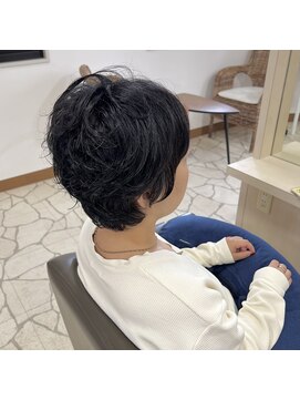 カフェアンドビューティー エスト 越谷(cafe&beauty est) くしゃっとショート