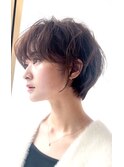40代50代60代ニュアンスウェーブマッシュショート