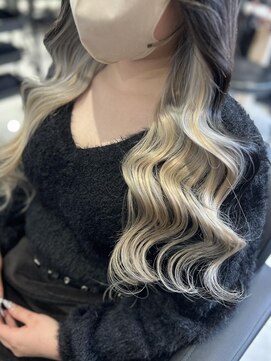 ヘアーデザイン ジェルム(Hair Design germe) 隠さないインナーエクステ / YUDU