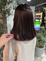 ヘアーアンドメイク ビス(HAIR&MAKE bis) ピンクカラー/ブリーチなしダブルカラー【黒田あさみ】