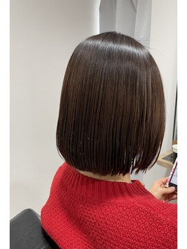 クラン(Chlan) チョコレートブラウンミニマルボブ