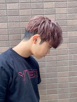 トンネルヘアー(Tunnel hair) ピンクグレージュ