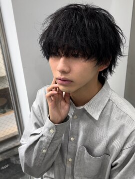 フィフス 天神大名(fifth) 再現の高いツイストスパイラルパーマ×刈り上げマッシュ