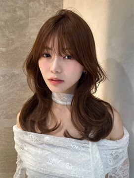 ロンド ルージュ 銀座店(Lond rouge) 簡単スタイリングヘアセンターパートゆるふわロングハイレイヤー