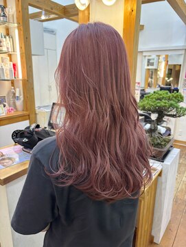 ギャラクシー ヘアードレッサーズ(galaxy hairdressers) 可愛いパールピンクカラー