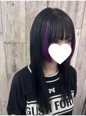 心斎橋/くびれヘア/シールエクステ/デザインカラー/ハイトーン