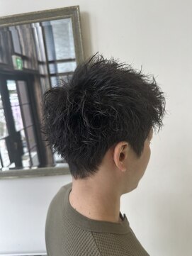 アース 天満橋店(HAIR & MAKE EARTH) ◎スパイキーショート×フェード◎ビジネス清潔感