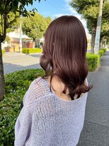アオアクア 新越谷店(AO-AQUA)&nbsp;赤みブラウン・艶カラー・韓国風・髪質改善・流行カラー・上品