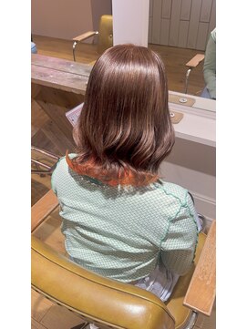 アヴァンス 天王寺店(AVANCE.) 【ナチュラルブラウン】×【オレンジ】