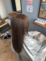 レアレア ヘアアンドライフ(LeaLea)&nbsp;着物ヘア/ダークアッシュ/ミディアムレイヤーカット/伊丹