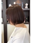 大人可愛いコンパクトボブ