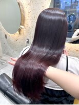 ティム(tim)&nbsp;《hinako》暗めで鮮やかBordeaux.。
