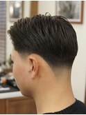 テーパーフェードカットセンターパートシェービング吉祥寺理容室