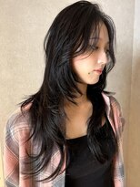 サボ 栄店(sabo)&nbsp;ダークカラーレイヤーカットロングスタイル