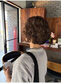 頭の形が綺麗に見える♪ニュアンスハードパーマ