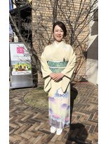 オエ 京都堀川今出川&nbsp;【訪問着】グレージュ訪問着でスタイリッシュ着こなしに